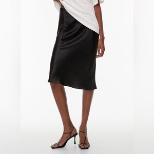 Aritzia - Babaton Slip Satin Midi Skirt